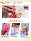 Counted Cross Stitch Kits for Adults – 11CT Stamped Embroidery Set with Pre-Printed Pattern – Ideal for Home Decor - Image 5